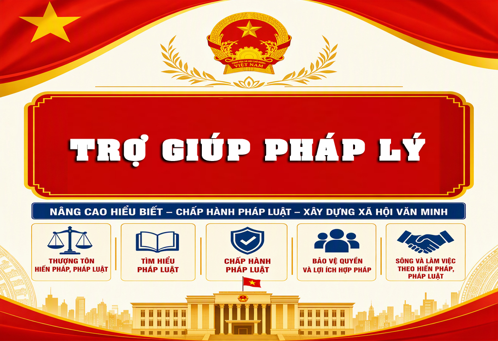 HƯỚNG DẪN NGƯỜI DÂN THỰC HIỆN THỦ TỤC YÊU CẦU TRỢ GIÚP PHÁP LÝ.
